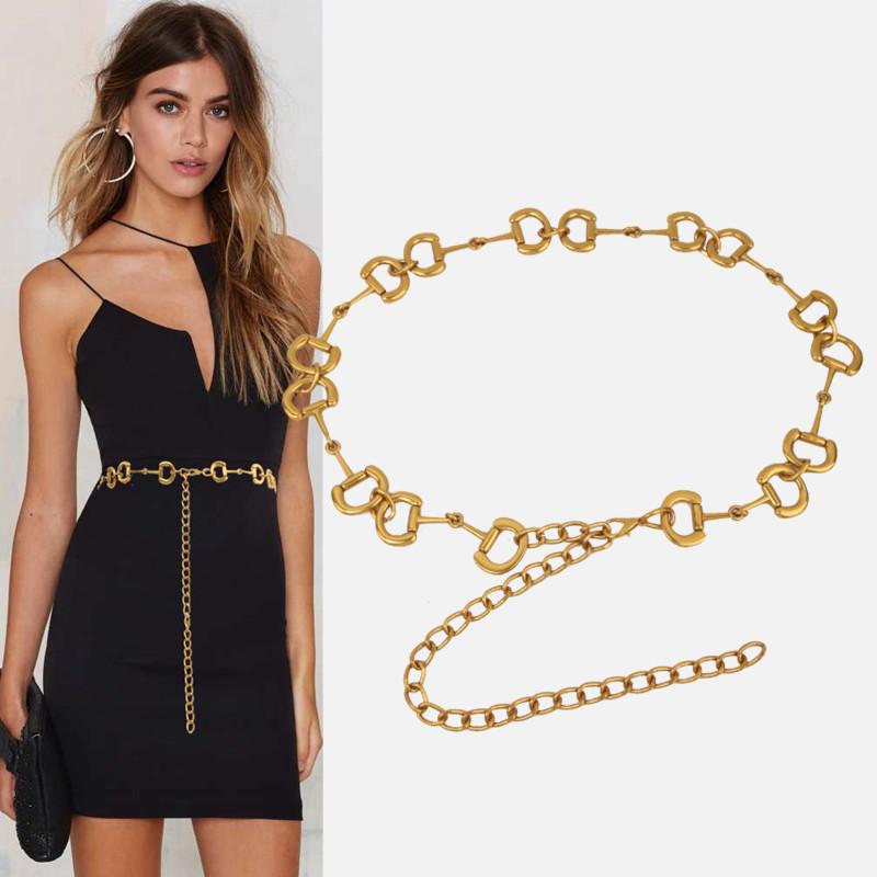 Belts Summer With Skirt Sweater Chain Belt Retro Metal Letter Buckle Accessories Slim Waist Fashion Versatile Women's, Black;brown
Belts Summer With Skirt Sweater Chain Belt Retro Metal Letter Buckle Accessories Slim Waist Fashion Versatile Women's, Black;brown