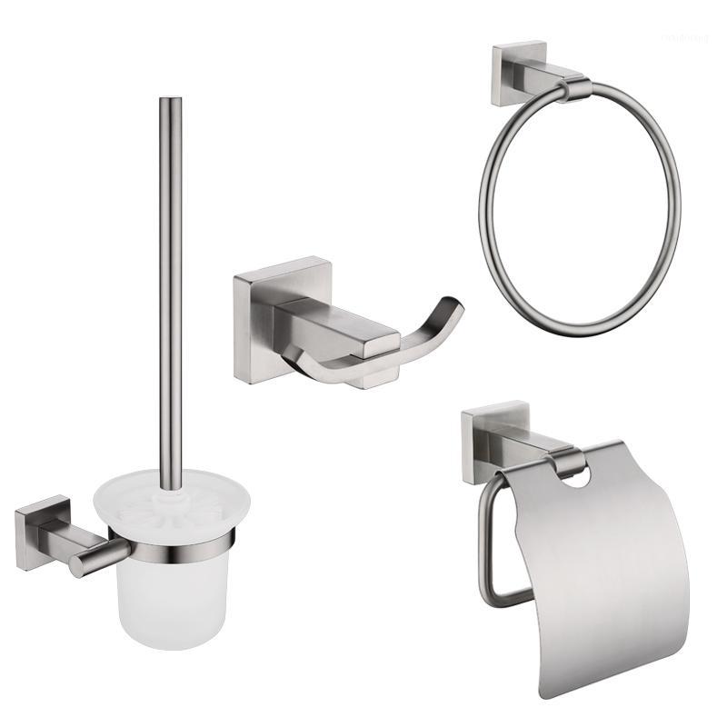 Bathroom Accessories Set Toilet Brushed Holder Towel Ring Roll Paper Holder Robe Hook Stainless Steel Brushed Bath Hardware Set1
Bathroom Accessories Set Toilet Brushed Holder Towel Ring Roll Paper Holder Robe Hook Stainless Steel Brushed Bath Hardware Set1