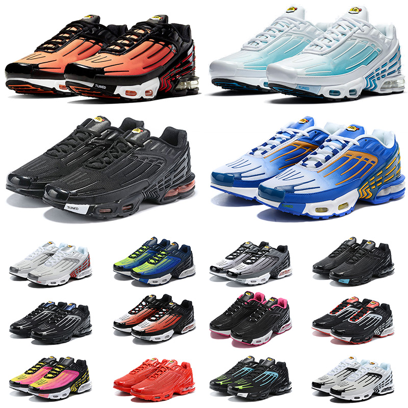 WITH BOX Designer new tn plus 3 turned running shoes for men women laser blue tiger all black white sports sneakers trainers, # crimson red 39-45
WITH BOX Designer new tn plus 3 turned running shoes for men women laser blue tiger all black white sports sneakers trainers, # crimson red 39-45
