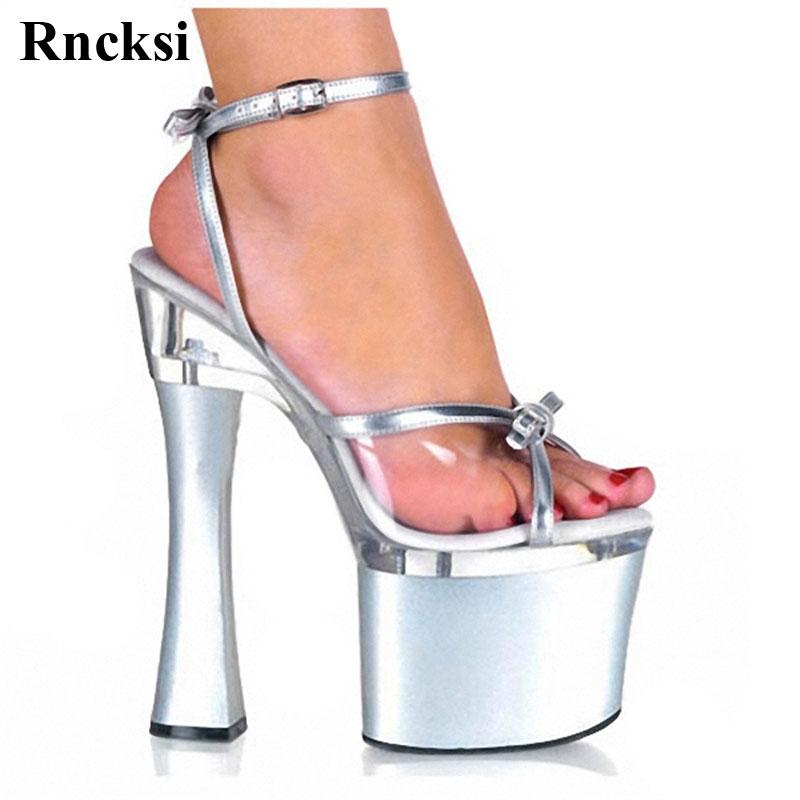 Rncksi Open Toe Shoes New Pole Dance Sandals Women Platform Sexy Straps sandals 18cm Square high heels dress New women's shoes, Pink
Rncksi Open Toe Shoes New Pole Dance Sandals Women Platform Sexy Straps sandals 18cm Square high heels dress New women's shoes, Pink
