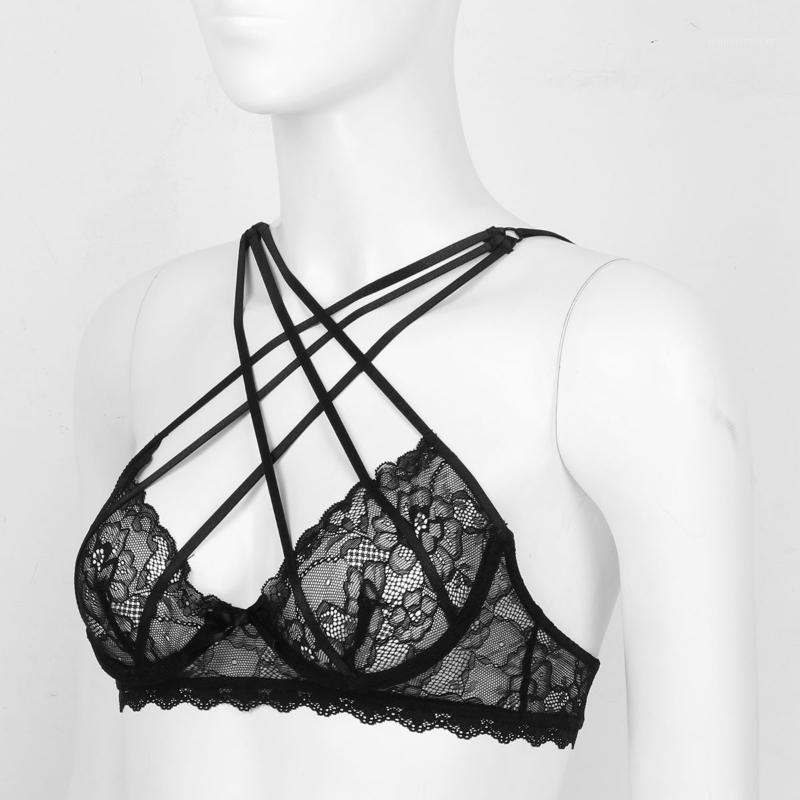 Womens See Through Floral Lace Lingerie Nightwear Bra Adjustable Spaghetti Shoulder Straps Criss-cross Front Underwired Bra Tops1, Black
Womens See Through Floral Lace Lingerie Nightwear Bra Adjustable Spaghetti Shoulder Straps Criss-cross Front Underwired Bra Tops1, Black
