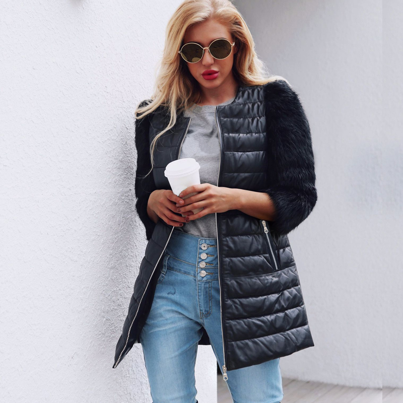 Winter Jacket Women Fashion Vintage Down Coat Female Cheap Long Slim Solid Color Female Jackets Zip Fur Collar Women Down Jacket 201019