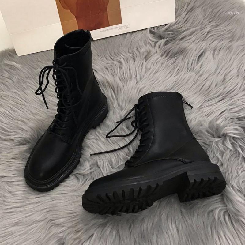 fashionable trendy shoelaces non-slip rubber sole female fall winter shoes motorcycles boot mid-calf Boots1, Beige
fashionable trendy shoelaces non-slip rubber sole female fall winter shoes motorcycles boot mid-calf Boots1, Beige