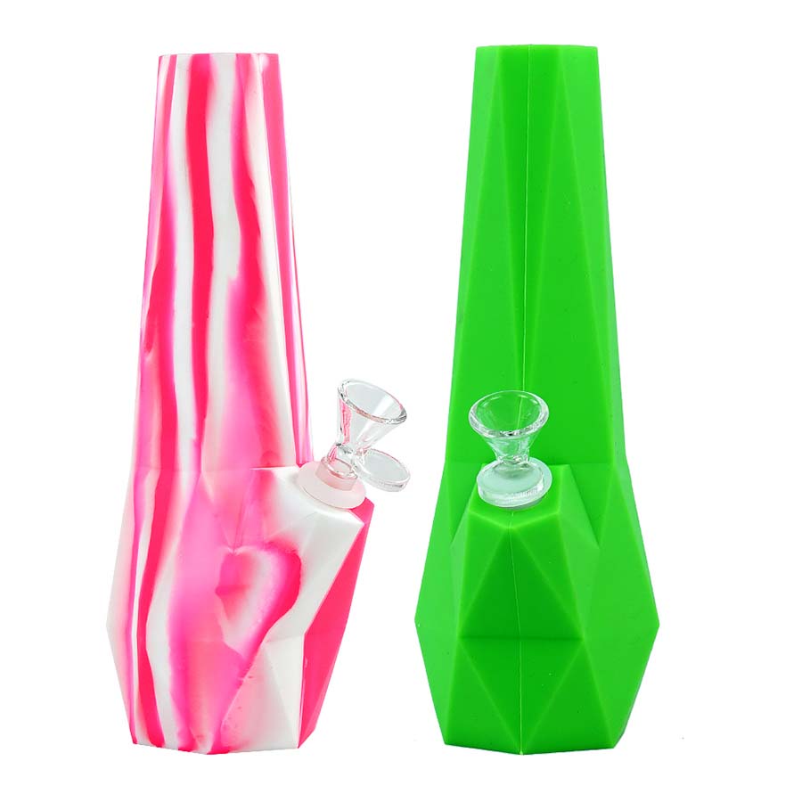 Hookahs YHS Diamond Shape Silicone Bongs 10 inch Smoking Water Joint Glass Bowl Water Pipes
Hookahs YHS Diamond Shape Silicone Bongs 10 inch Smoking Water Joint Glass Bowl Water Pipes