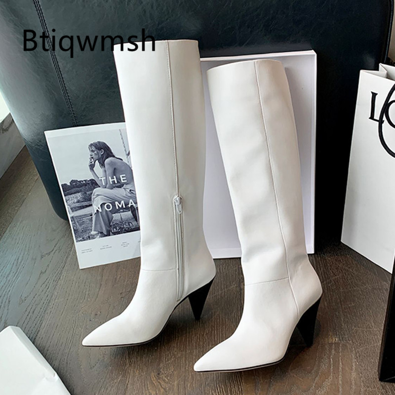 2020 Real Leather Knee Boots Women Pointed Toe Spike High Heel Boots Woman Sexy Long, Black
2020 Real Leather Knee Boots Women Pointed Toe Spike High Heel Boots Woman Sexy Long, Black