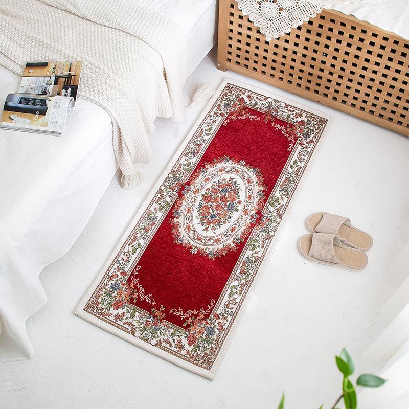 Pastoral Jacquad Style Home Rectangle Sofa Area Rug For Living Room Bedroom Floor Mat Hallway Doormat Balcony Bathroom Carpets1, Light blue a
Pastoral Jacquad Style Home Rectangle Sofa Area Rug For Living Room Bedroom Floor Mat Hallway Doormat Balcony Bathroom Carpets1, Light blue a