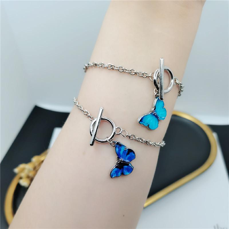 Korean version of blue butterfly straight line buckle bracelet ins super fire couple girlfriend bracelet girl
Korean version of blue butterfly straight line buckle bracelet ins super fire couple girlfriend bracelet girl