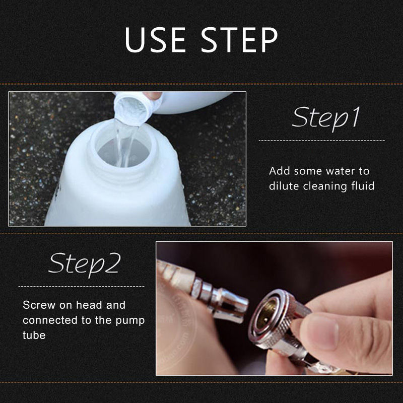 2020 Quality Air Pulse High Pressure Car Cleaning Gun Surface Interior Exterior Tornado Tool Free Shipping New Arrive