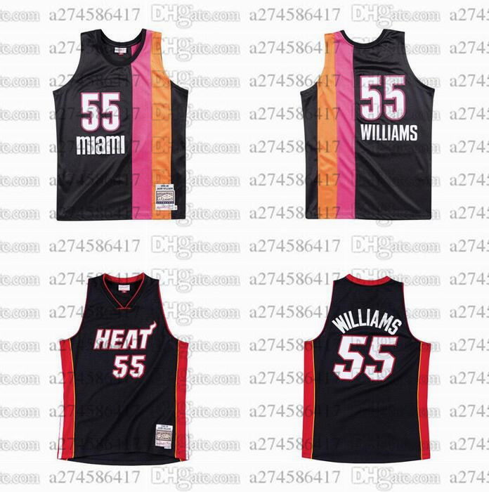 Men women youth basketball Jerseys Miami Heat 55 Jason Williams 2005-06 black Hardwoods Classics retro Jersey, Black;red
Men women youth basketball Jerseys Miami Heat 55 Jason Williams 2005-06 black Hardwoods Classics retro Jersey, Black;red