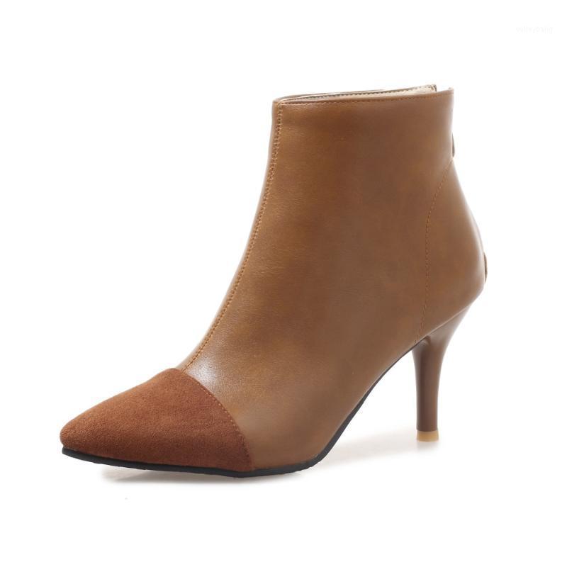 Plus Size Pointed Toe High Heel Boots Shoes Woman Fashion Zipper Cheap Ankle Boots Women Shoes Thin Heel Women1, 3 green
Plus Size Pointed Toe High Heel Boots Shoes Woman Fashion Zipper Cheap Ankle Boots Women Shoes Thin Heel Women1, 3 green