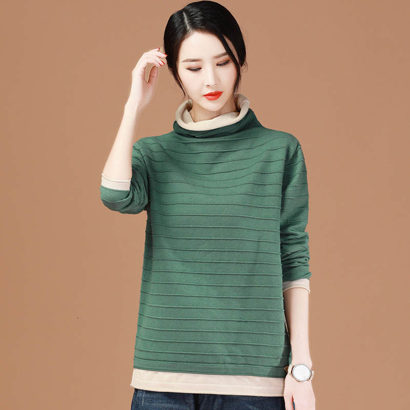 2021 New Fashion turtleneck ladies Autumn and winter warm shirt of tightly knit sweater h0063, Green
2021 New Fashion turtleneck ladies Autumn and winter warm shirt of tightly knit sweater h0063, Green