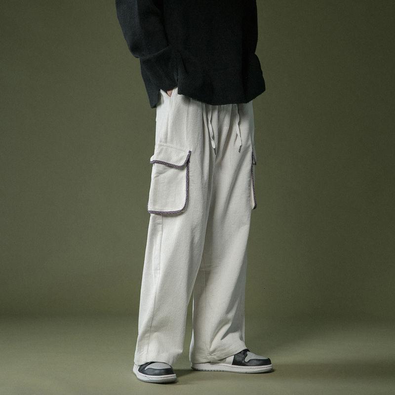 Corduroy Pants Men' Fashion Casual Multi-pocket Wide-leg Pants Men Streetwear Loose Hip-hop Straight-leg Mens Trousers, Navy blue
Corduroy Pants Men' Fashion Casual Multi-pocket Wide-leg Pants Men Streetwear Loose Hip-hop Straight-leg Mens Trousers, Navy blue