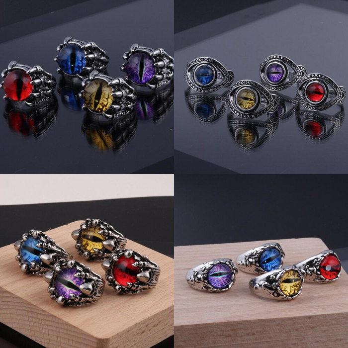 Men Women Punk Vintage Evil Eye Stainless Steel Ring Retro Hip Hop Biker Adjustable Rings Jewelry Gift Free Shipping, Golden;silver
Men Women Punk Vintage Evil Eye Stainless Steel Ring Retro Hip Hop Biker Adjustable Rings Jewelry Gift Free Shipping, Golden;silver