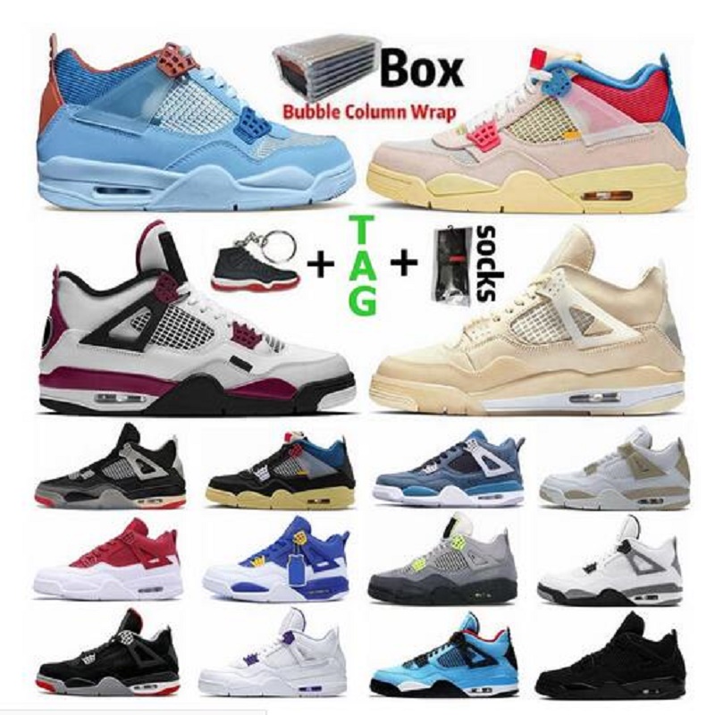 Jumpman 4 4s Metallic Purple White Sail Union Black Basketball Shoes 1s 1 High OG UNC Dark Mocha Obsidian Fearless Men Women Sneakers, Color 44
Jumpman 4 4s Metallic Purple White Sail Union Black Basketball Shoes 1s 1 High OG UNC Dark Mocha Obsidian Fearless Men Women Sneakers, Color 44