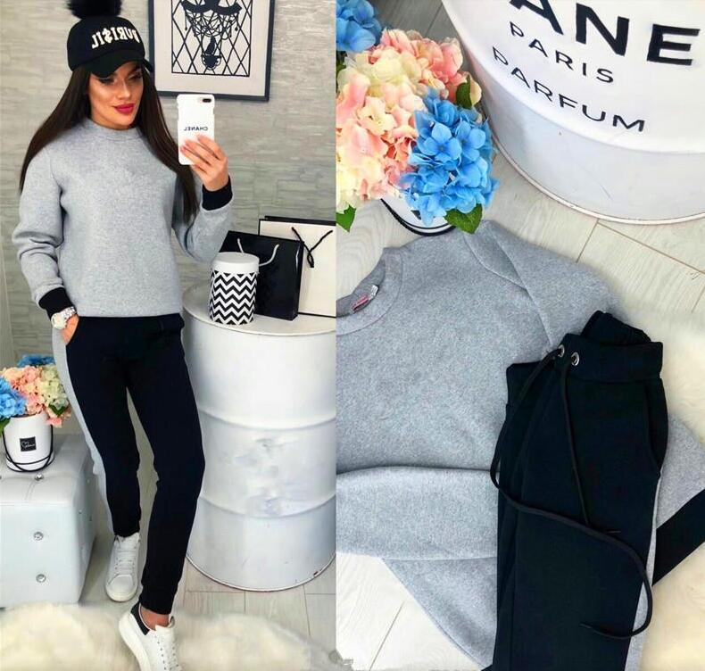 Women's sports suit Pullover Hooded pants 2-piece set youth fashion high quality soft, Gray
Women's sports suit Pullover Hooded pants 2-piece set youth fashion high quality soft, Gray