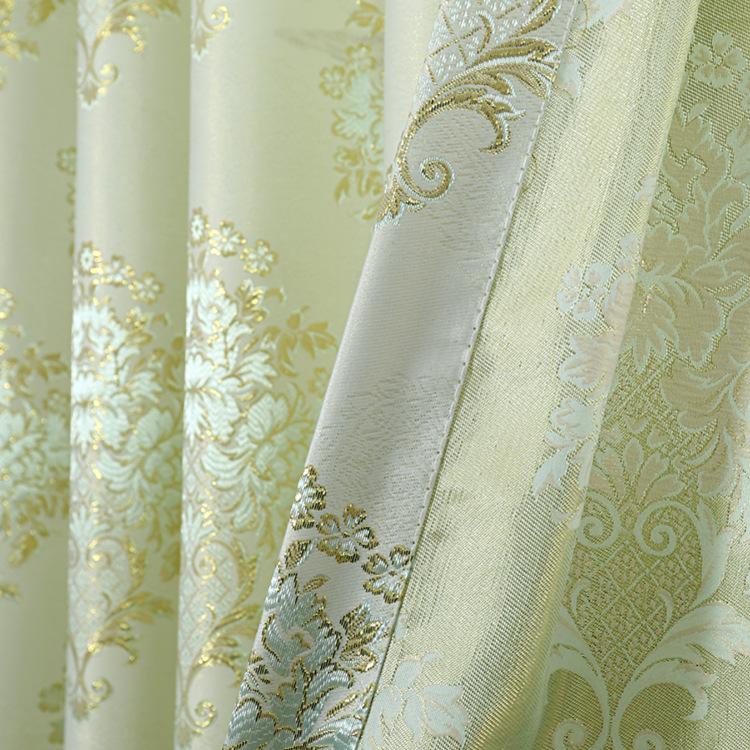 European-style Curtains for Living Room Bedroom Elegant Yarn-dyed Jacquard Gold Leather Blackout Curtains Customized Products, Yellow
European-style Curtains for Living Room Bedroom Elegant Yarn-dyed Jacquard Gold Leather Blackout Curtains Customized Products, Yellow