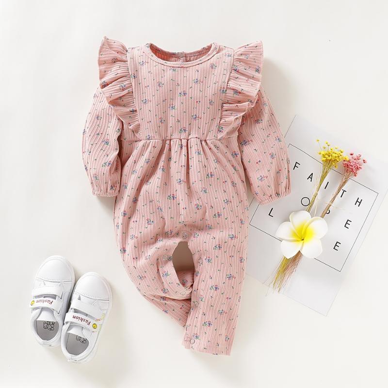 PatPat New Arrival Autumn and Spring Baby Girl Ruffled Design Floral Allover Long-sleeve Jumpsuit Baby Girl Clothing1, Pink
PatPat New Arrival Autumn and Spring Baby Girl Ruffled Design Floral Allover Long-sleeve Jumpsuit Baby Girl Clothing1, Pink