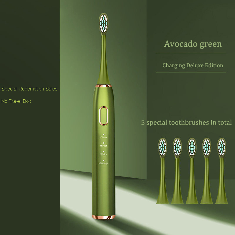 VIP Electric Toothbrush USB Rechargeable Support 4 Modes 3 Intensions IPX7 Waterproof Adult Toothbrush Automatic Sound Wave Gift W1219
VIP Electric Toothbrush USB Rechargeable Support 4 Modes 3 Intensions IPX7 Waterproof Adult Toothbrush Automatic Sound Wave Gift W1219