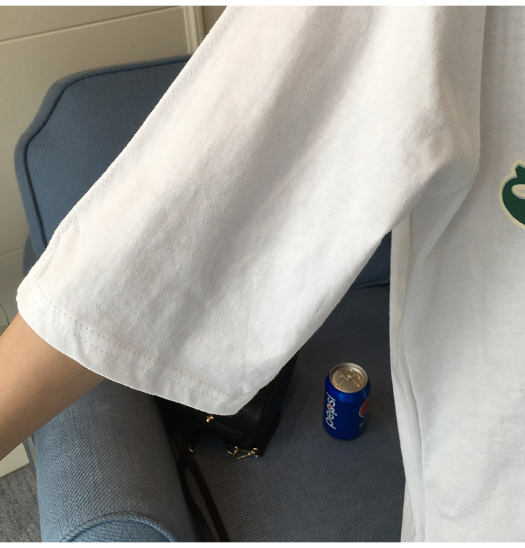 319 New t shirt maternity summer wear Korean style cotton pregnancy tops loose plus size long tees clothes for pregnant women LJ201123