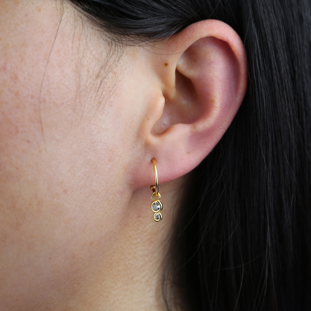 wholesale 4pcs set 925 sterling silver cubic zirconia tear drop triangle square charm dangle earring set for women jewelry valentines day