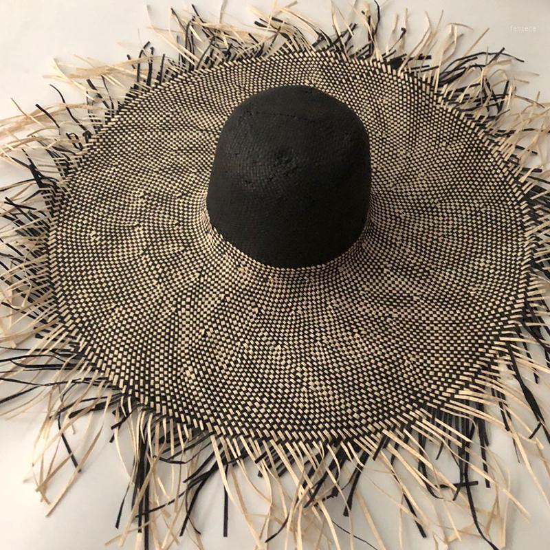 Wide Brim Hats Casual Handmade Women Straw Sun Hat Large Girl High Quality Natural Raffia Panama Beach Caps For Holiday1, -1
Wide Brim Hats Casual Handmade Women Straw Sun Hat Large Girl High Quality Natural Raffia Panama Beach Caps For Holiday1, -1