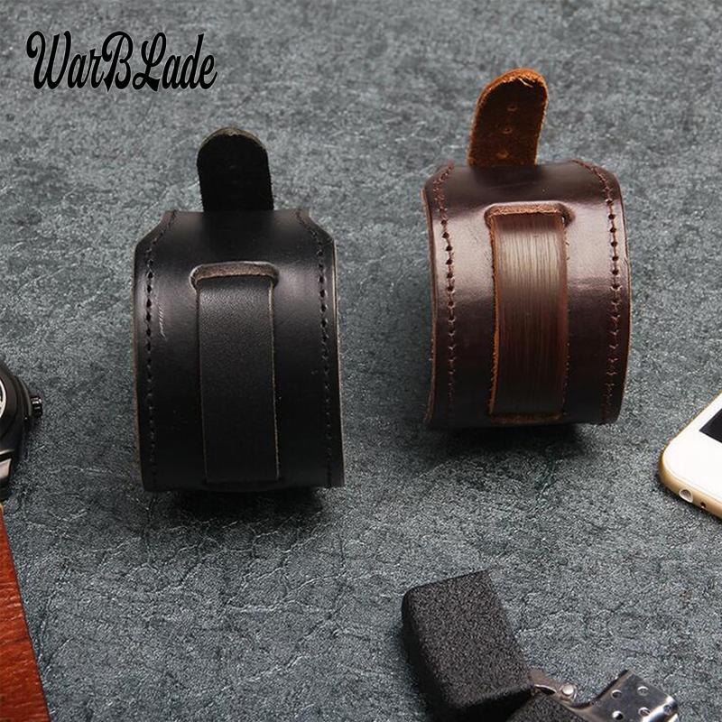 WarBLade New Fashion Men Wide Genuine Leather Bracelet Brown Wide Cuff Bracelets & Bangles Vintage Punk Wristband Men Jewelry
WarBLade New Fashion Men Wide Genuine Leather Bracelet Brown Wide Cuff Bracelets & Bangles Vintage Punk Wristband Men Jewelry