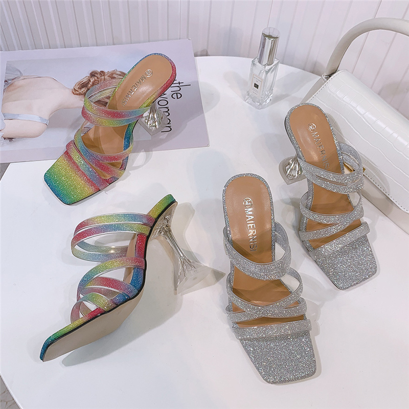 2021 Slides Fashion Crutches Nine Inches Women's High Heels Luxury Crystal Stiletto Sandals See Lady Shoes Size 46 6isj, Multi
2021 Slides Fashion Crutches Nine Inches Women's High Heels Luxury Crystal Stiletto Sandals See Lady Shoes Size 46 6isj, Multi