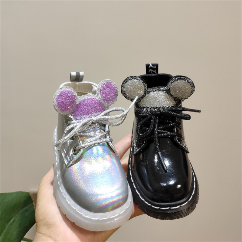 Bling 2020 New Cartoon Autumn Girls Cute Leather Children Black Silver Fashion Kids Boots Baby Toddler Shoes
Bling 2020 New Cartoon Autumn Girls Cute Leather Children Black Silver Fashion Kids Boots Baby Toddler Shoes