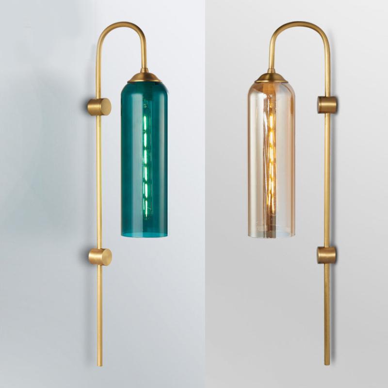 Modern Simple Glass Wall Lights Blue Nordic Creative Tube Wall Lamp For Restaurant Livingroom Bedsides Home Deco Maison Lighting
Modern Simple Glass Wall Lights Blue Nordic Creative Tube Wall Lamp For Restaurant Livingroom Bedsides Home Deco Maison Lighting