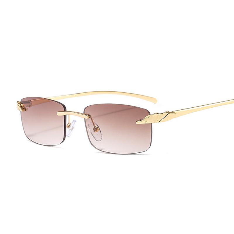 Vintage Rimless Sunglasses Women Luxury Rectangle Cheetah Metal Sun Glasses Male Fashion Brand Small Frame Retro
Vintage Rimless Sunglasses Women Luxury Rectangle Cheetah Metal Sun Glasses Male Fashion Brand Small Frame Retro