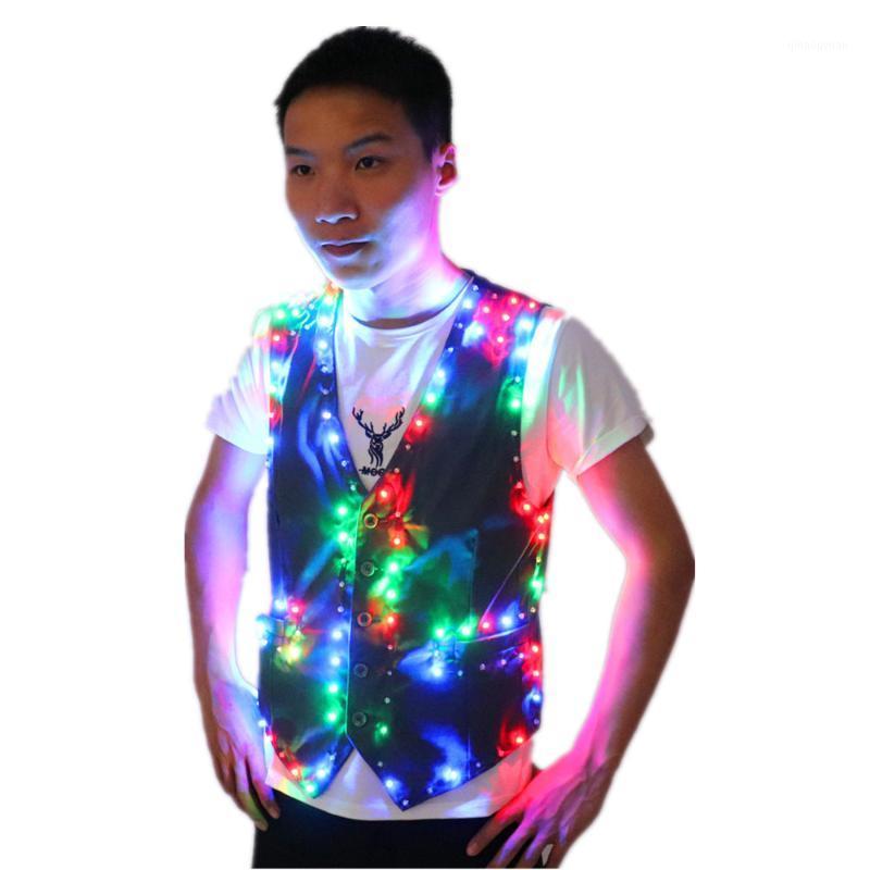 Colorful Led Luminous Vest Ballroom Costume Jacket DJ Singer Dancer Performer Stage Wear Waiter Clothes1
Colorful Led Luminous Vest Ballroom Costume Jacket DJ Singer Dancer Performer Stage Wear Waiter Clothes1