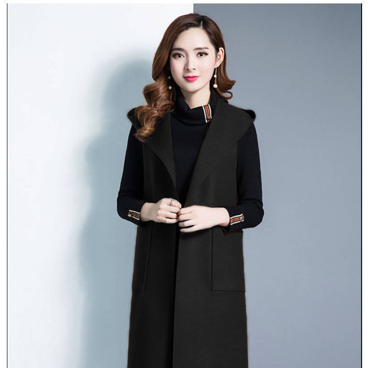 spring 2021 New hood female sweater vest with sleeveless y205 waistcoat B0AK, Heise
spring 2021 New hood female sweater vest with sleeveless y205 waistcoat B0AK, Heise