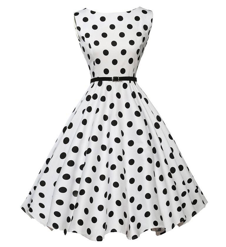 Women summer dress Vintage polka dot skirt Fashionable Herben style Big skirt summer dress, Black
Women summer dress Vintage polka dot skirt Fashionable Herben style Big skirt summer dress, Black