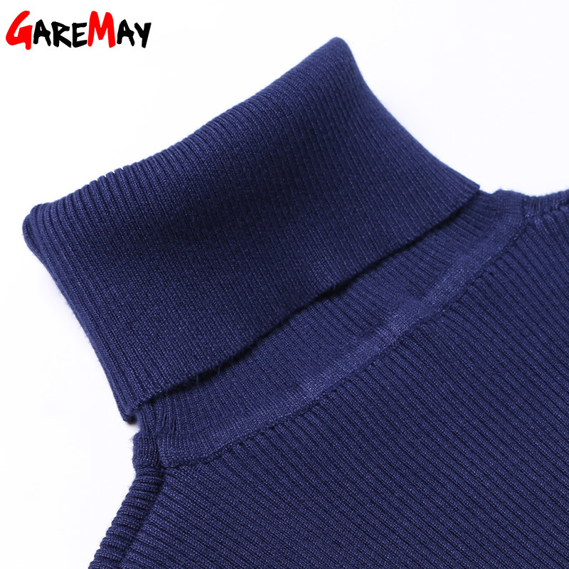 Turtleneck Sweater Dress Women Warm Knitted Dresses Black Vintage Winter Long Sleeve Dress Warm Autumn Womens Clothing 201125