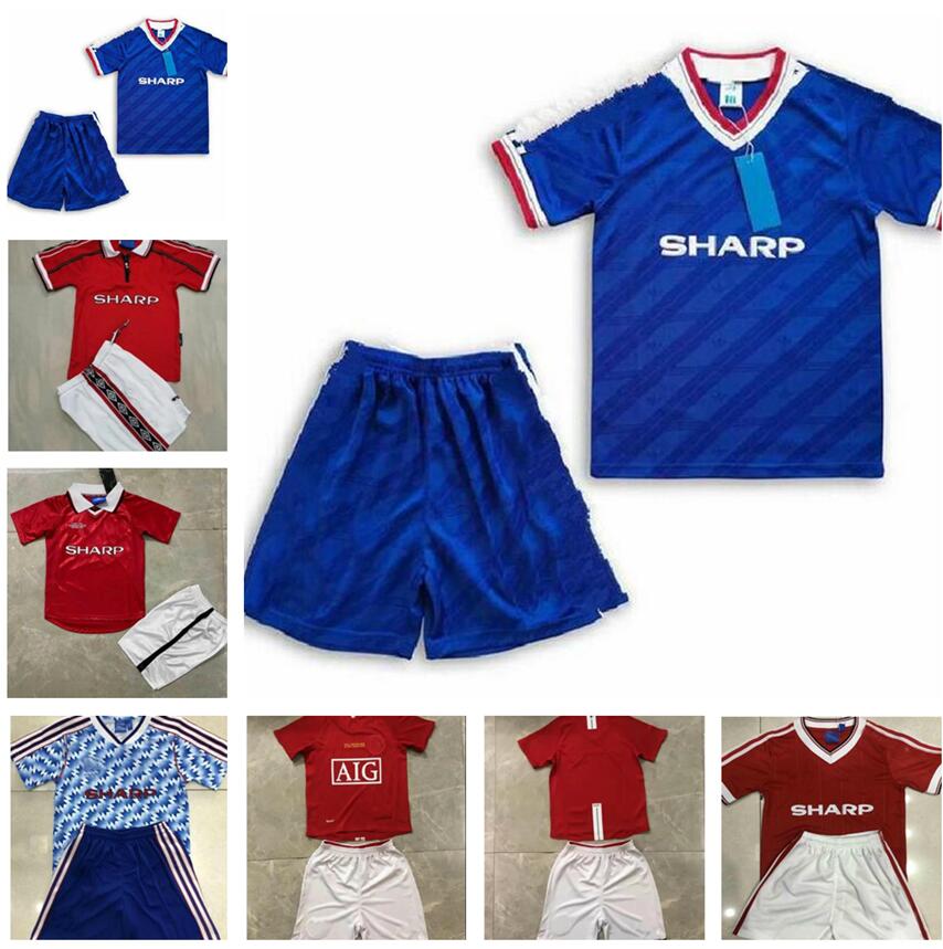 Kids kit Manchester BECKHAM GIGGS SOLSKJAER RETRO soccer jersey final 84 1985 1986 1990 1992 1998 1999 2000 2007 2008 MAN UTD Classic boys football shirt uniform
Kids kit Manchester BECKHAM GIGGS SOLSKJAER RETRO soccer jersey final 84 1985 1986 1990 1992 1998 1999 2000 2007 2008 MAN UTD Classic boys football shirt uniform