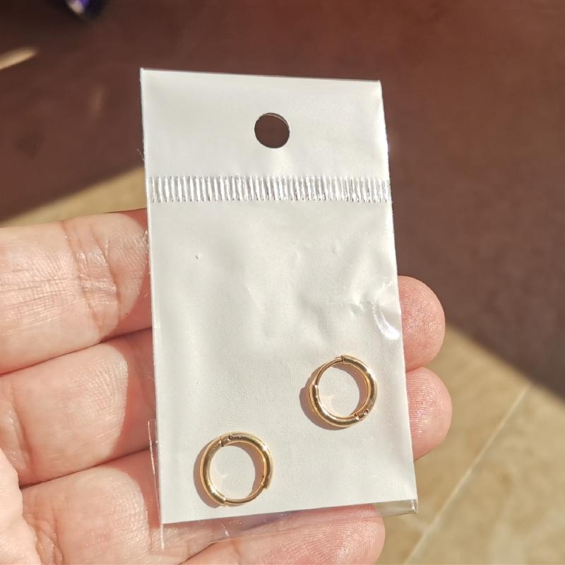 Hoop & Huggie Gold Color Size Small 11mm Circular Earrings Ear Loop Smooth Ring 316 Stainless Steel Jewelry IP Plating Anti Allergy
Hoop & Huggie Gold Color Size Small 11mm Circular Earrings Ear Loop Smooth Ring 316 Stainless Steel Jewelry IP Plating Anti Allergy