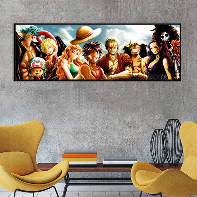 One Piece Canvas Painting Anime Wall Poster Home Decoration Painting Living Room Bedroom Cartoon Art Painting Unframed LJ201128
One Piece Canvas Painting Anime Wall Poster Home Decoration Painting Living Room Bedroom Cartoon Art Painting Unframed LJ201128
