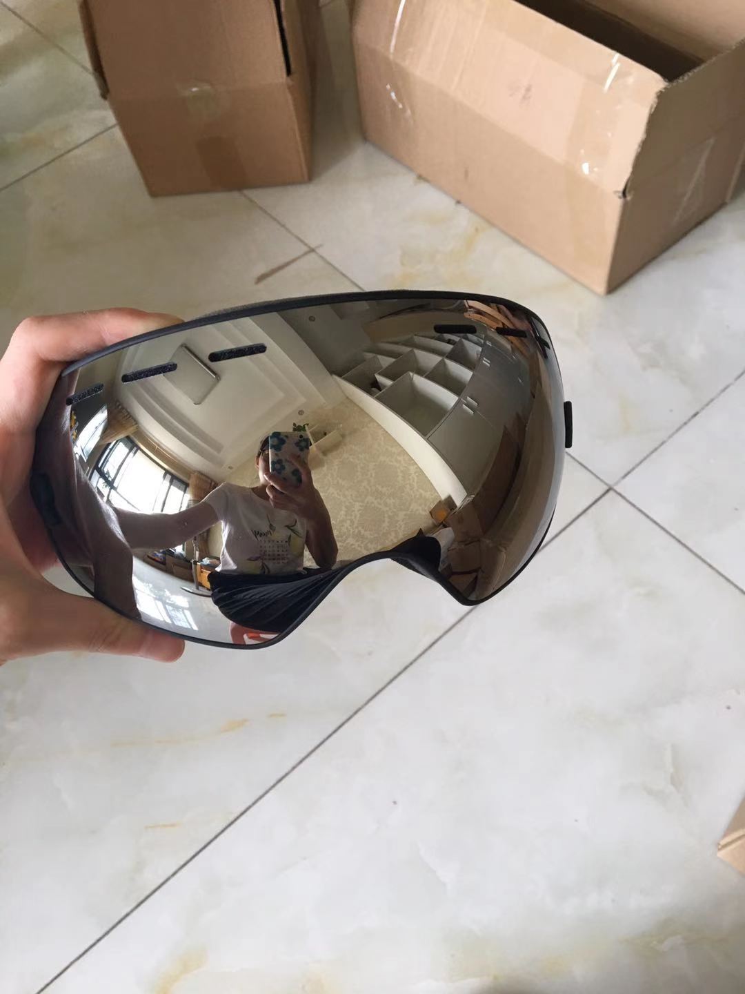 Hot sale Men Women Ski Goggles Eyewear Double Layers UV400 Anti-fog Big Ski Mask Skiing Glasses Snow Snowboard Goggles winter glasses