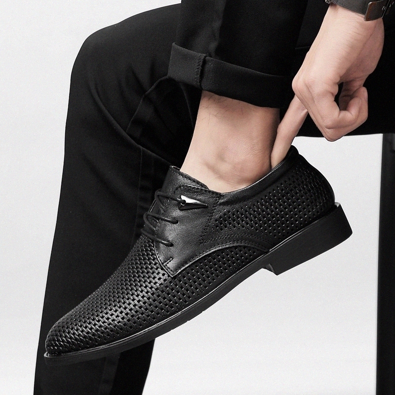 genuine Leather Men Formal Shoes summer breathable High Quality Designer Luxury Elegant Fashion Oxford Men Dress weddin Shoes #RY5R
genuine Leather Men Formal Shoes summer breathable High Quality Designer Luxury Elegant Fashion Oxford Men Dress weddin Shoes #RY5R