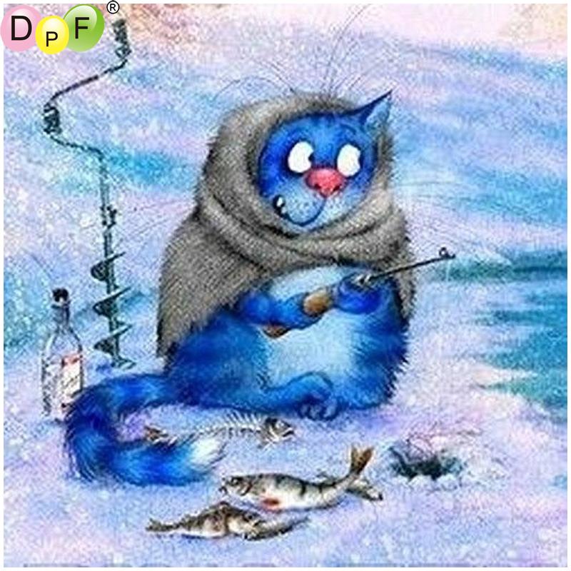 DPF DIY Blue cat fishing 5D crafts home decor diamond embroidery diamond painting cross stitch needlework mosaic square
DPF DIY Blue cat fishing 5D crafts home decor diamond embroidery diamond painting cross stitch needlework mosaic square