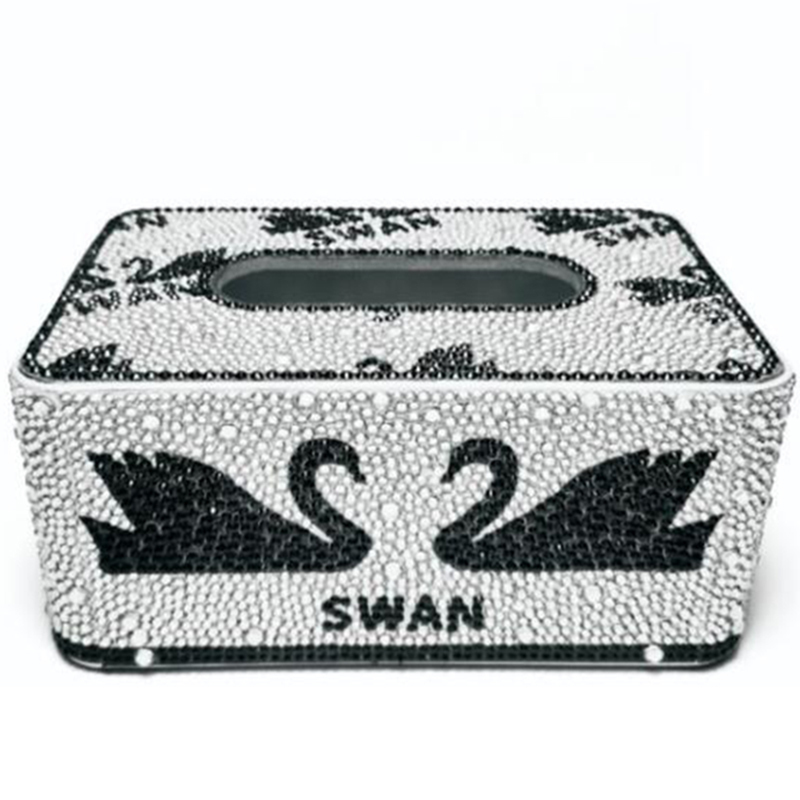 New Special Shape Painting Tissue Storage Box Dia Embroidery Cross Kits Home Decor Gift 201202