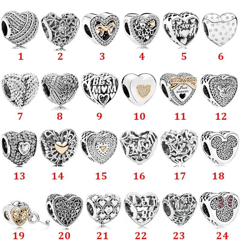 Genuine 925 Sterling Silver Fit Pandora Bracelet Charms Love Heart Series Key Pentagram Bow Beads Love Heart Blue Crysta Charm For DIY Beads Charms, Black
Genuine 925 Sterling Silver Fit Pandora Bracelet Charms Love Heart Series Key Pentagram Bow Beads Love Heart Blue Crysta Charm For DIY Beads Charms, Black