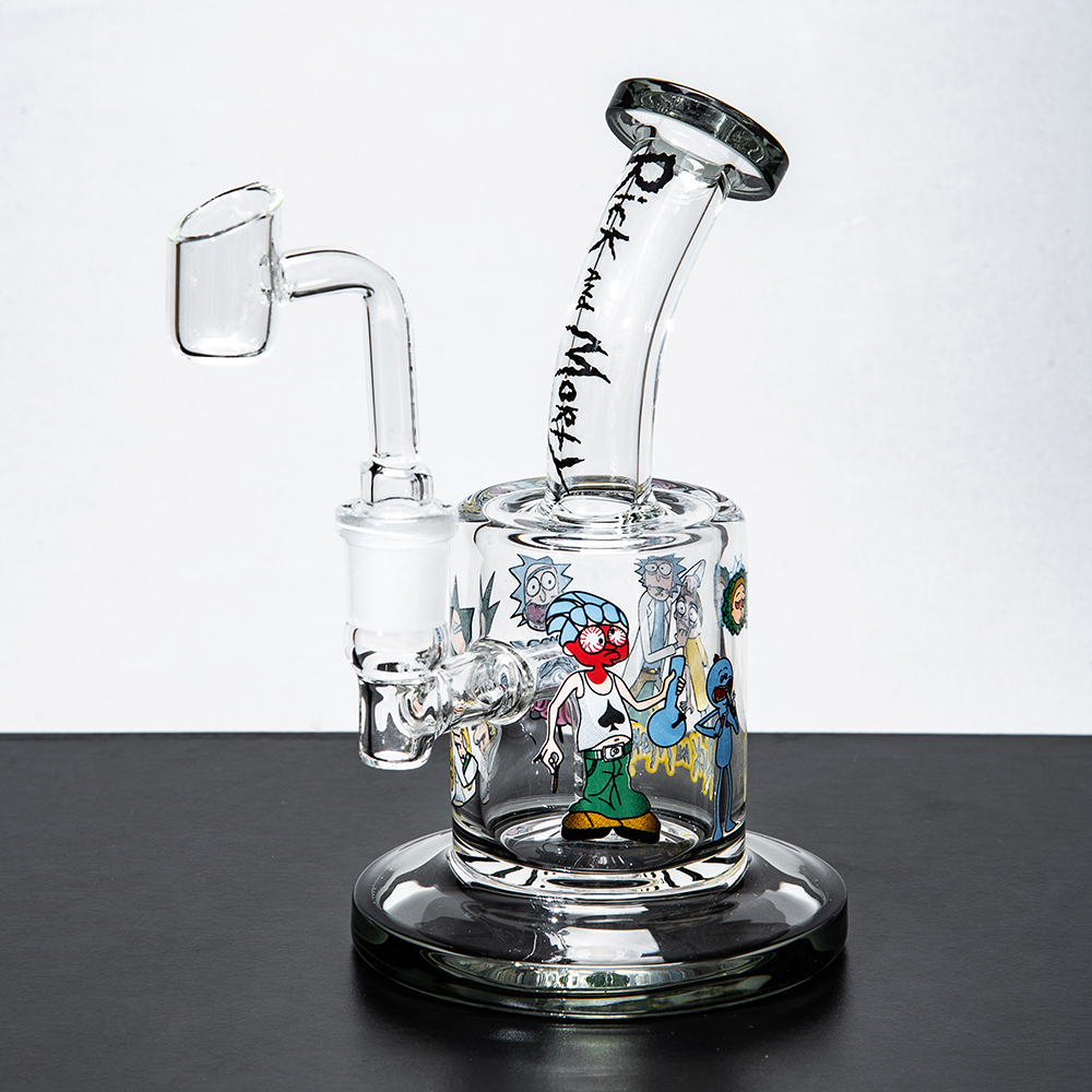 glass bong oil rig Rick & Morty water bongs female 14.5mm dab rigs with quartz banger
glass bong oil rig Rick & Morty water bongs female 14.5mm dab rigs with quartz banger