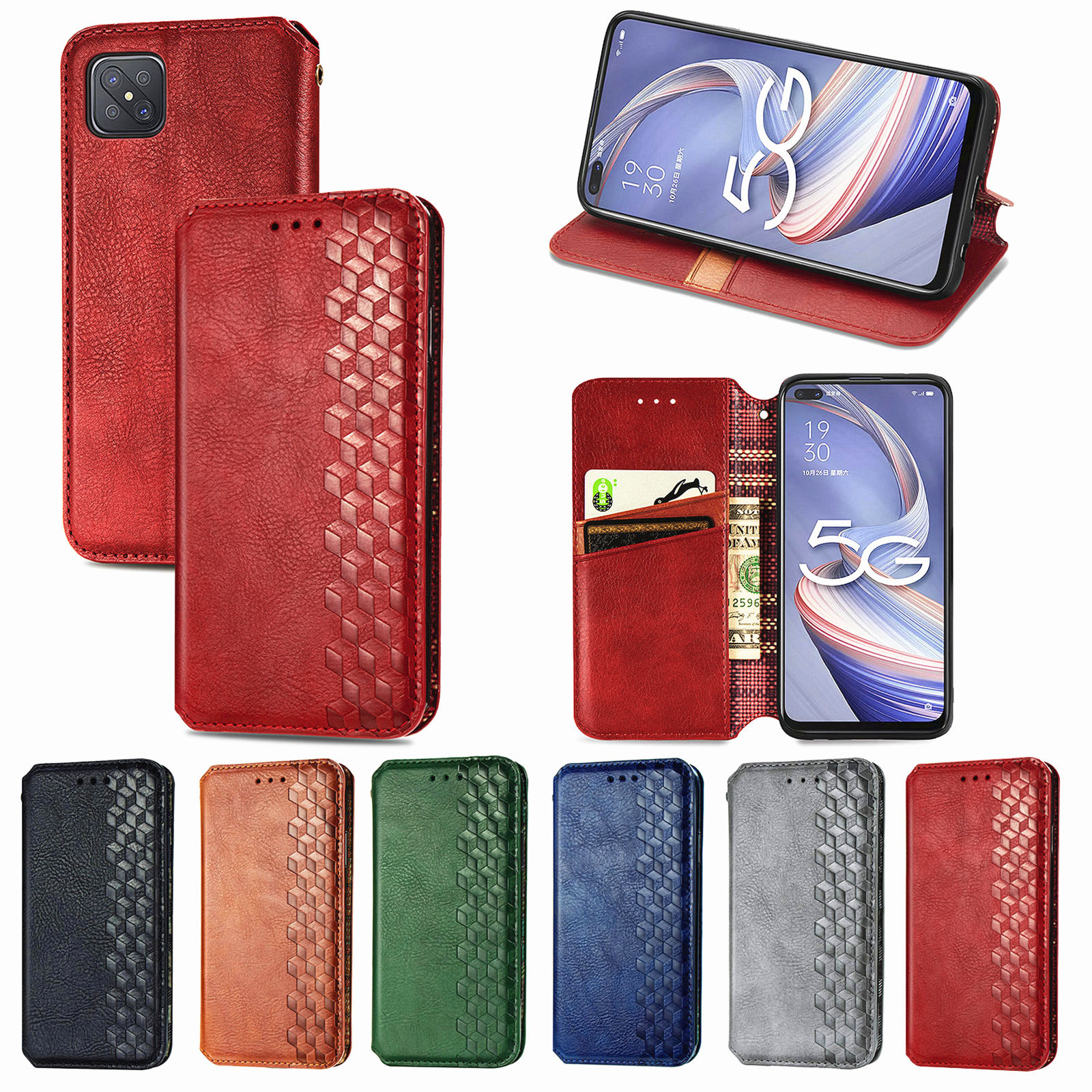 For Oppo Reno 4Z 5G Version Cases Made of TPU PU Leather Anti-slip Surface Magnetic Flip Bucklet Foldable Bracket (Model:RENO4Z-5G Version)
For Oppo Reno 4Z 5G Version Cases Made of TPU PU Leather Anti-slip Surface Magnetic Flip Bucklet Foldable Bracket (Model:RENO4Z-5G Version)