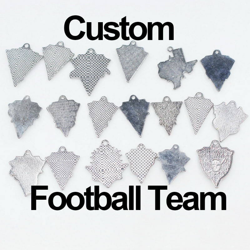 US Football Team 20pcs/lot Enamel Customize Sport Charms Dangle Hanging Charms DIY Bracelet Necklace Jewelry Accessory America Charms
US Football Team 20pcs/lot Enamel Customize Sport Charms Dangle Hanging Charms DIY Bracelet Necklace Jewelry Accessory America Charms