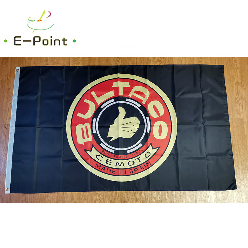 Spain Bultaco Motorcycles Flag 3*5ft (90cm*150cm) Polyester flag Banner decoration flying home & garden flag Festive gifts
Spain Bultaco Motorcycles Flag 3*5ft (90cm*150cm) Polyester flag Banner decoration flying home & garden flag Festive gifts