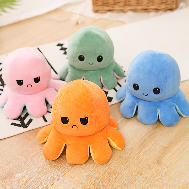 20cm TikTok Cute flipped Novelty Games double-sided flip little octopus doll Plush toys pulpo reversible for kids
20cm TikTok Cute flipped Novelty Games double-sided flip little octopus doll Plush toys pulpo reversible for kids