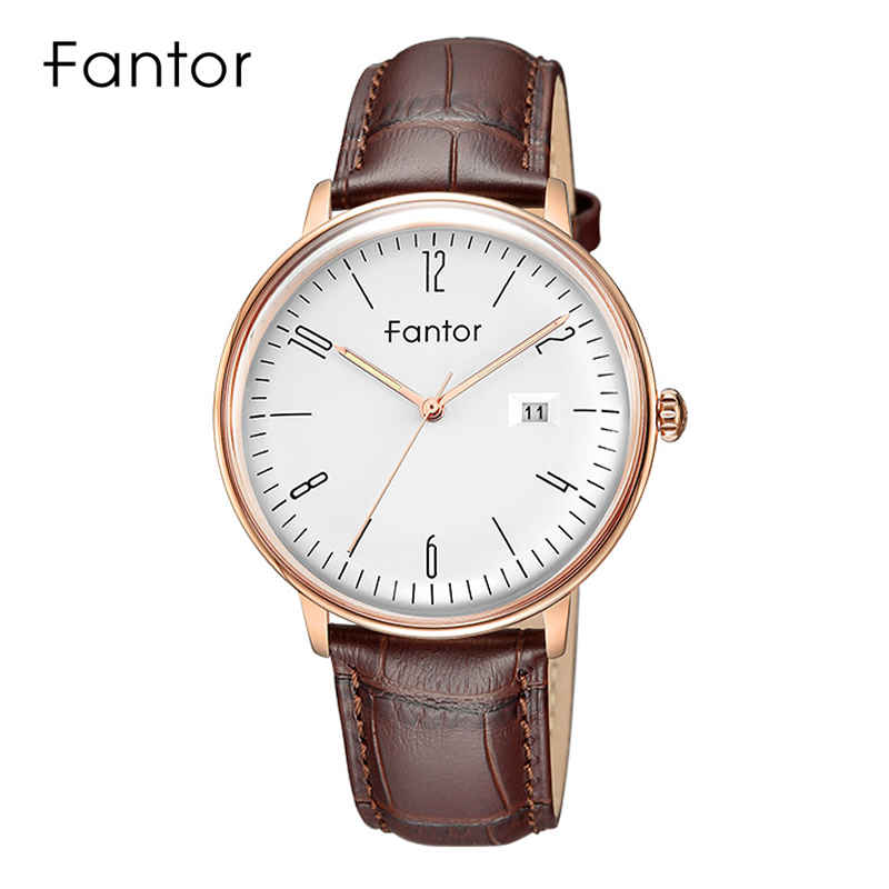 Fantor Minimalist Classic Men Watch relogio masculino Leather Watch for Man Luminous Hand Date Quartz Watches LJ201118