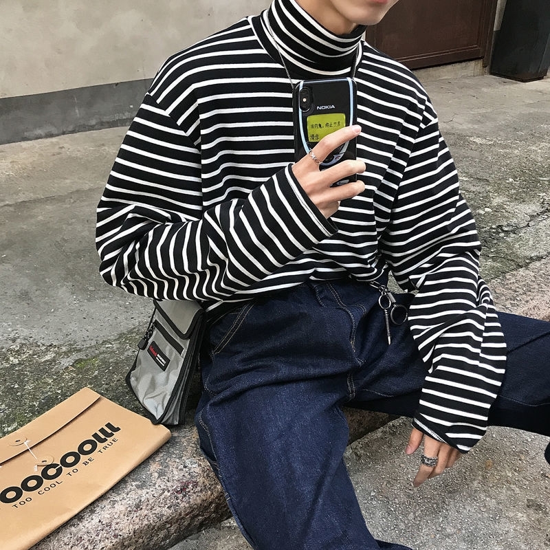 2021 New Winter Striped Shirt Turtleneck Sleeve Long Loose White Clothes Topos Free Bodybuilding ME9A K5MW, White stripes.
2021 New Winter Striped Shirt Turtleneck Sleeve Long Loose White Clothes Topos Free Bodybuilding ME9A K5MW, White stripes.
