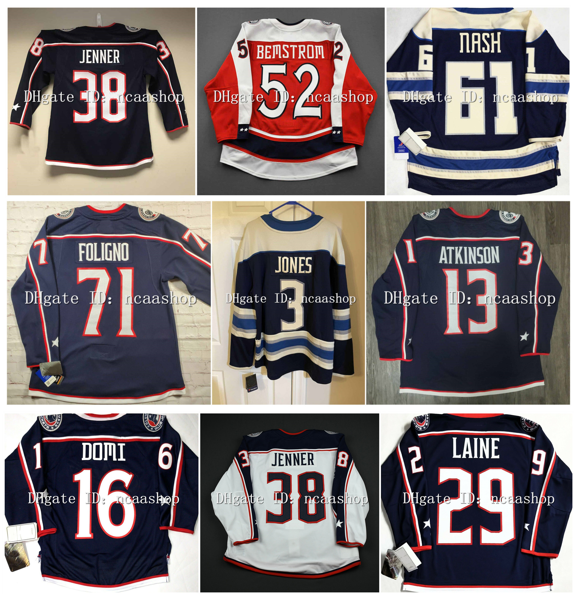 Boone Jenner Hockey Jersey Blue Jackets Patrik Laine Zach Werenski Seth Jones Gustav Nyquist Kent Johnson Cole Sillinger Jakub Voracek Rick Nash Bjorkstrand Domi, Men
Boone Jenner Hockey Jersey Blue Jackets Patrik Laine Zach Werenski Seth Jones Gustav Nyquist Kent Johnson Cole Sillinger Jakub Voracek Rick Nash Bjorkstrand Domi, Men